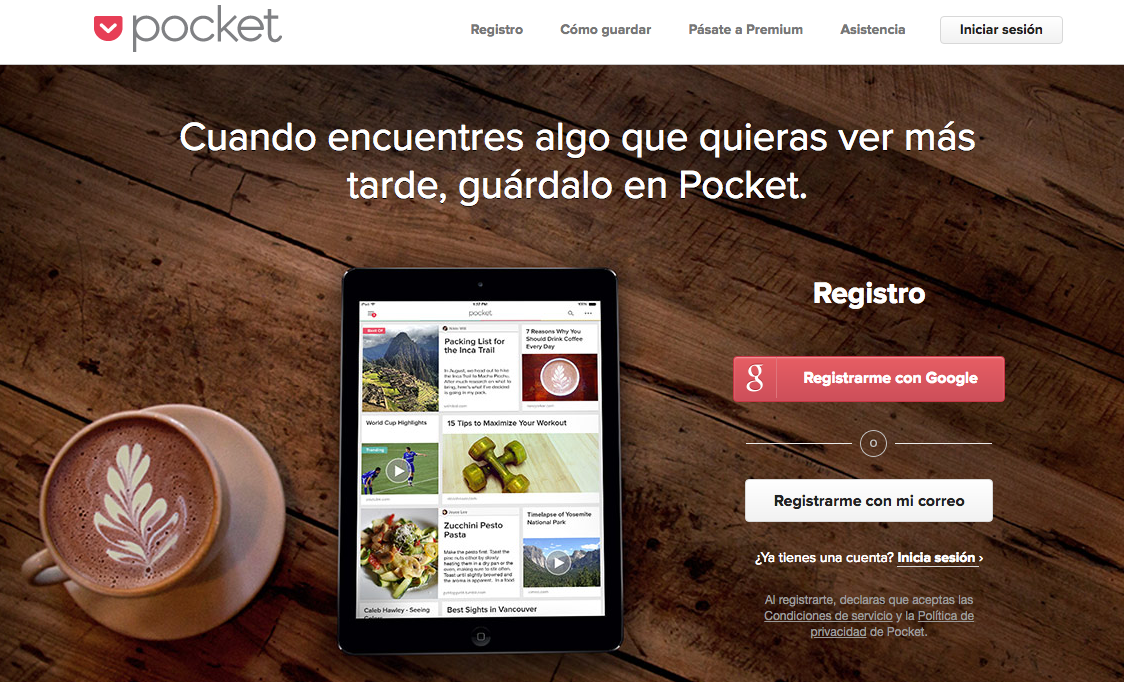 Pocket: herramientas para Redes Sociales