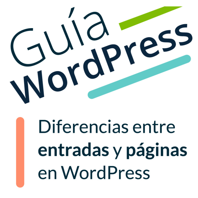 Imagen ilustrativa para la entrada 'Diferencias entre entradas y páginas en WordPress'